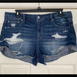 AE Tomgirl Shortie Denim Shorts - New Without Tags